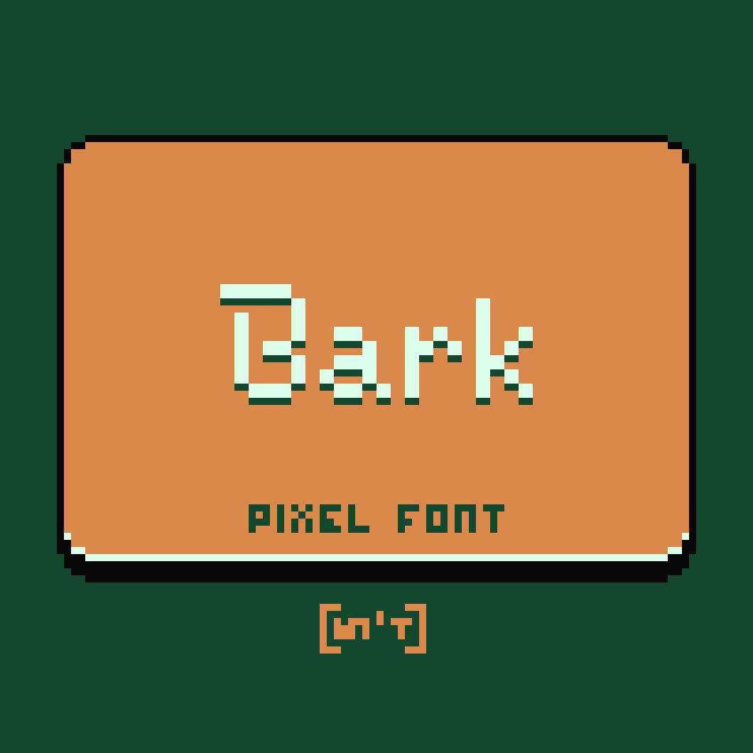WNT Bark [8px] — Pixel Font by WQON Type